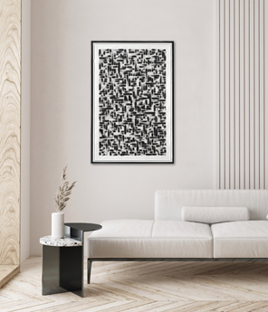 art abstrait sur papier Japon