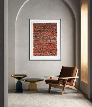 peintre contemporaine art abstrait papier Japon