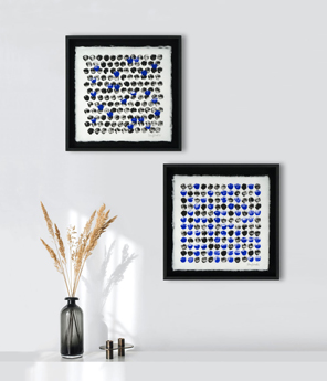 art abstrait sur papier Japon