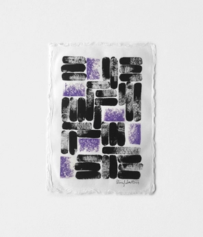 art abstrait papier Japon